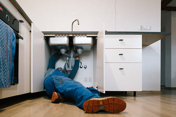 Professional Drain Cleaning technician working in Mooreville, MS